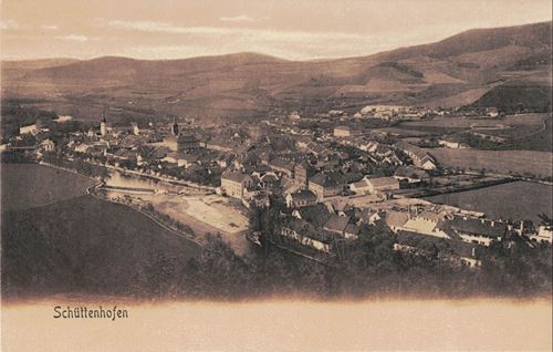Historische Postkarte Schüttenhofen