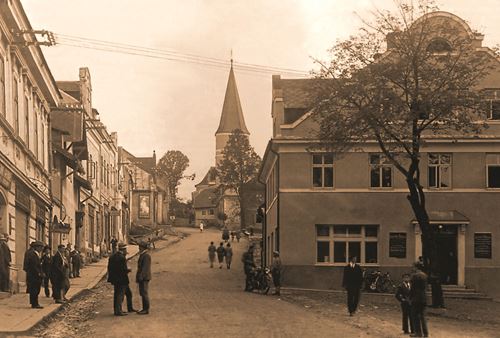 Historische Postkarte Neuern mit Kirche